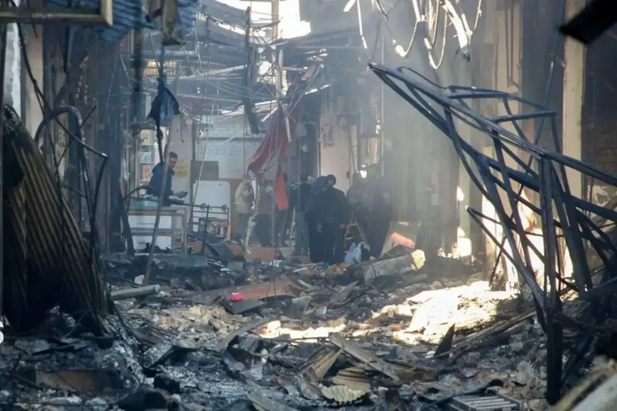 فاجعه ادامه‌دار در بازار رشت 