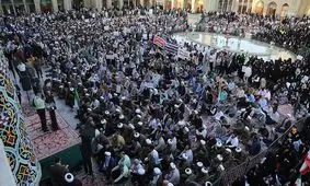 نگاه دو خبرگزاری از اجتماع بزرگ مردم قم در حمایت از فراجا /عکس