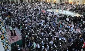 نگاه دو خبرگزاری از اجتماع بزرگ مردم قم در حمایت از فراجا /عکس