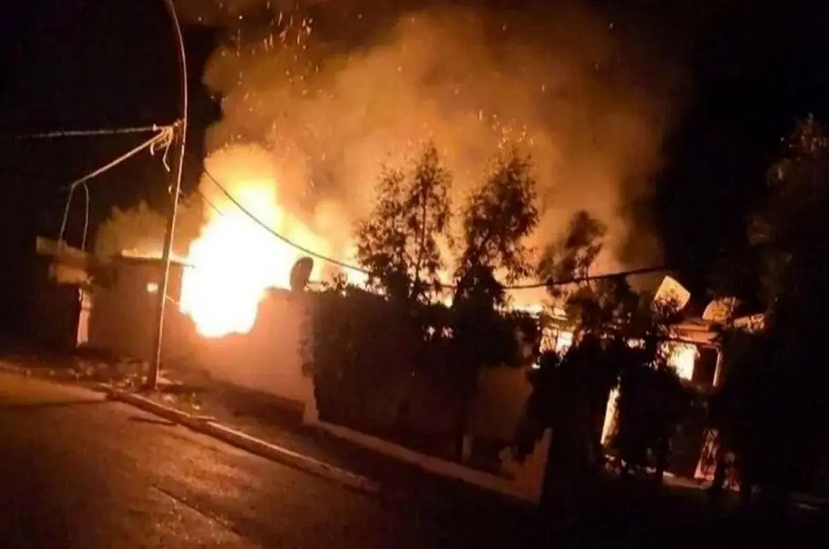 هدف قرار گرفتن مقر حشد الشعبی در موصل

