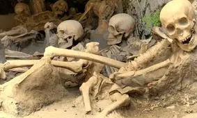 کشف ۳۱۷ اسکلت چندصدساله در زیر محل یک فروشگاه قدیمی