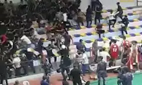 در غزه حتی مسابقه بسکتبال ۵۰ زخمی به جا گذاشت/ ویدئو

