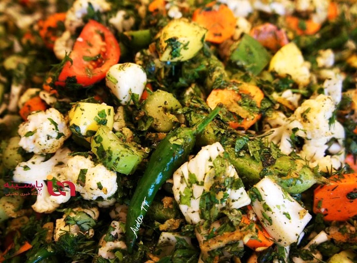 ترکیب و نسبت سبزی‌ها در غذاهای ایرانی