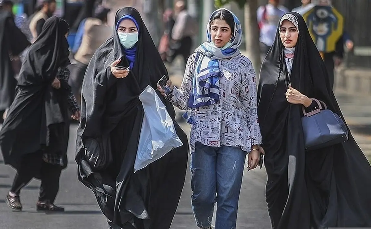  حجاب؛ موضوع تجمع عده ای مقابل مجلس/ عکس
