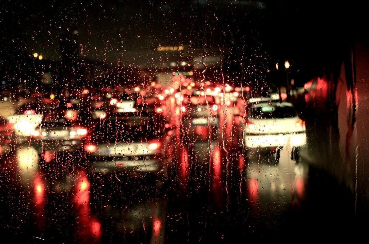 ترافیک سنگین معابر تهران درپی بارندگی عصر امروز