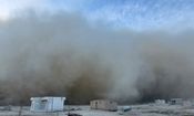 گرد و غبار شدید چرخشی استان گلستان را در برگرفت