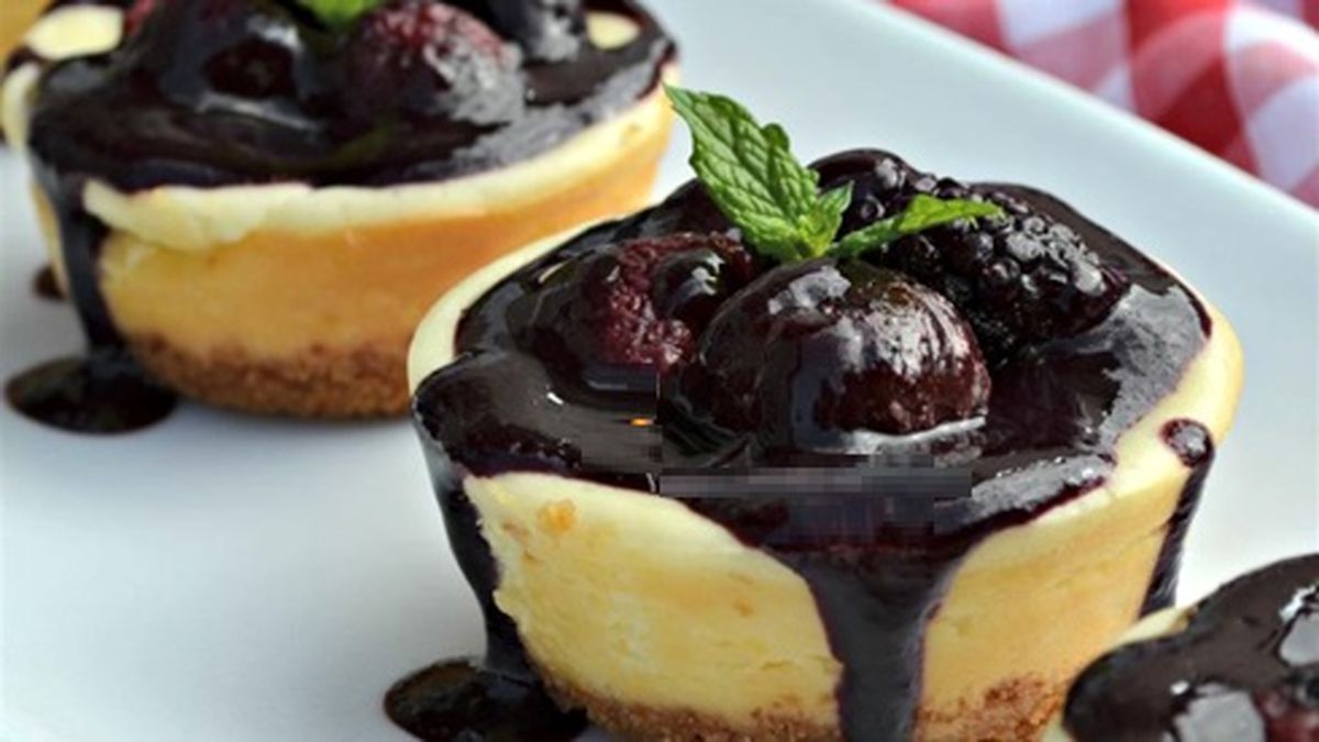 مینی چیز کیک لیمویی؛ یک دسر بی دردسر