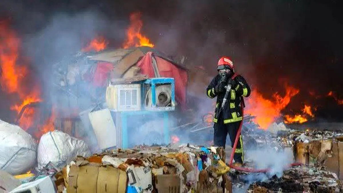 منشأ دود غلیظ عصر امروز قم مشخص شد