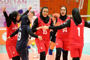 قزاقستان مغلوب دختران والیبال ایران شد 