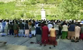 روستایی در پنجشیر برخلاف دستور طالبان عید فطر را دوشنبه جشن گرفت/ ویدئو