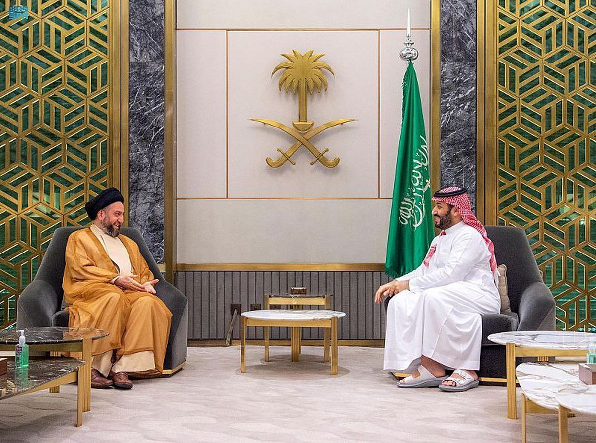 گفتوگوی سید عمار حکیم و محمد بن سلمان در جده