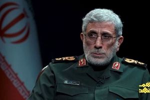 حضور سردار قاآنی در مراسم تشییع پیکر سردار افشار