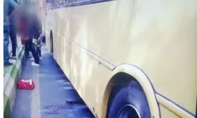 تصادف منجر به فوت عابر در خراسان جنوبی/ ویدئو