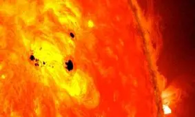 ویدئویی از خورشیدلرزه