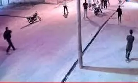 آدمکشی خیابانی مقابل دوربین مداربسته