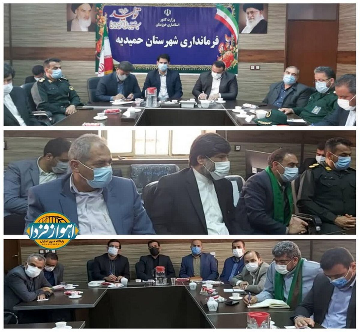 دکتر جویجری عنوان کرد: احداث شهرک صنعتی حمیدیه و ایجاد فرصت های شغلی جدید در دستور کار قرار دارد/ عملیات اجرایی بیمارستان ۶۴ تختخوابی به زودی آغاز میشود/ اجرای فاز اول شبکه فاضلاب حمیدیه در ماههای آینده