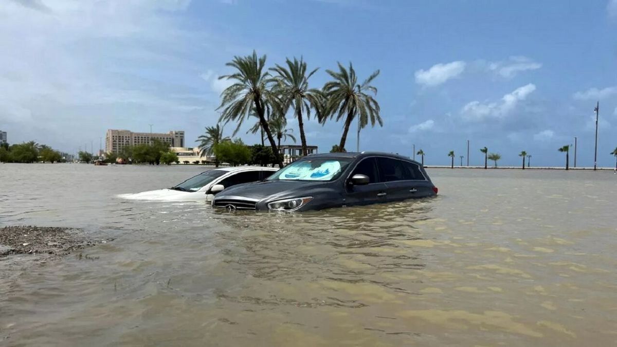دبی، هنوز در زیر آب/ ویدئو
