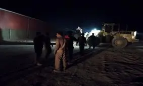 مهار آتش‌سوزی کارخانه کاشی و سرامیک در ابرکوه
