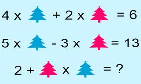 تست هوش امروز؛ جواب معادله چند می شود؟