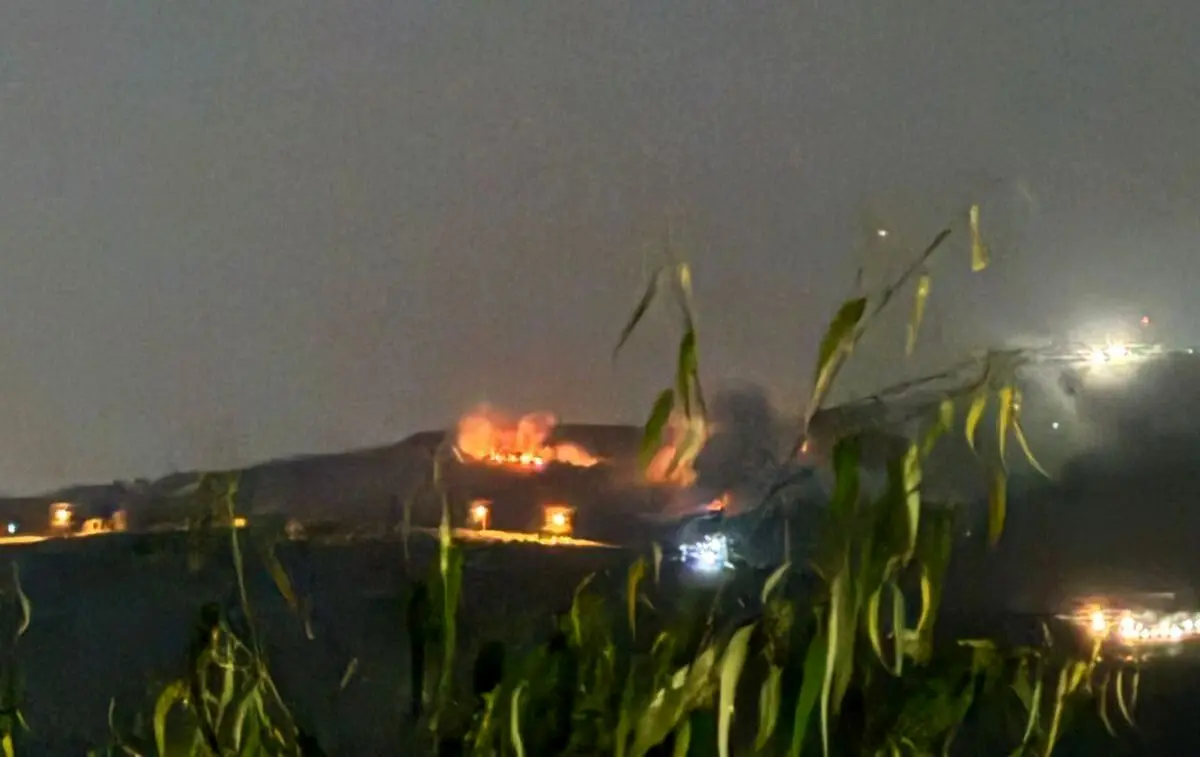 حمله هوایی اسرائیل و وقوع 2 انفجار مهیب در جنوب لبنان/ چند ساختمان در شهرک حولا فروریخت