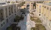 سفر در زمان؛ اردوی ناصرالدین شاه قاجار در حیاط حوزه علمیه قم 