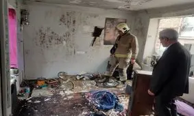 انفجار و آتش‌سوزی ساختمان مسکونی در تهران ۲ مصدوم برجای گذاشت

