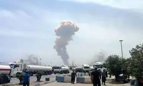 تصاویر دوربین مداربسته از لحظه انفجار بندر شهید رجایی/ ویدئو