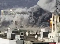 حمله جنگنده‌های سعودی به جنوب یمن/ ویدئو