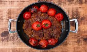 طرز تهیه کباب تابه‌ای ترش با طعم و مزه فوق‌العاده