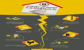 نکاتی که بایستی در زمان زلزله رعایت کنیم