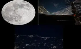 وقتی ساکنان فضا و زمین از یکدیگر عکس می‌گیرند