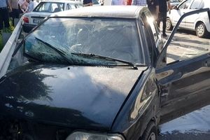 فرار راننده پراید از دست پلیس منجر به تصادف شد/ ویدئو