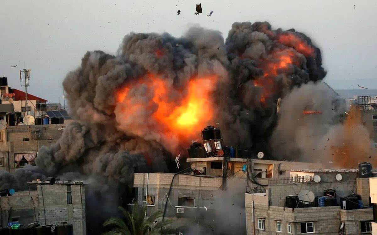 ارتش اسرائیل تصاویری از حملات هوایی به غزه منتشر کرد/ ویدئو