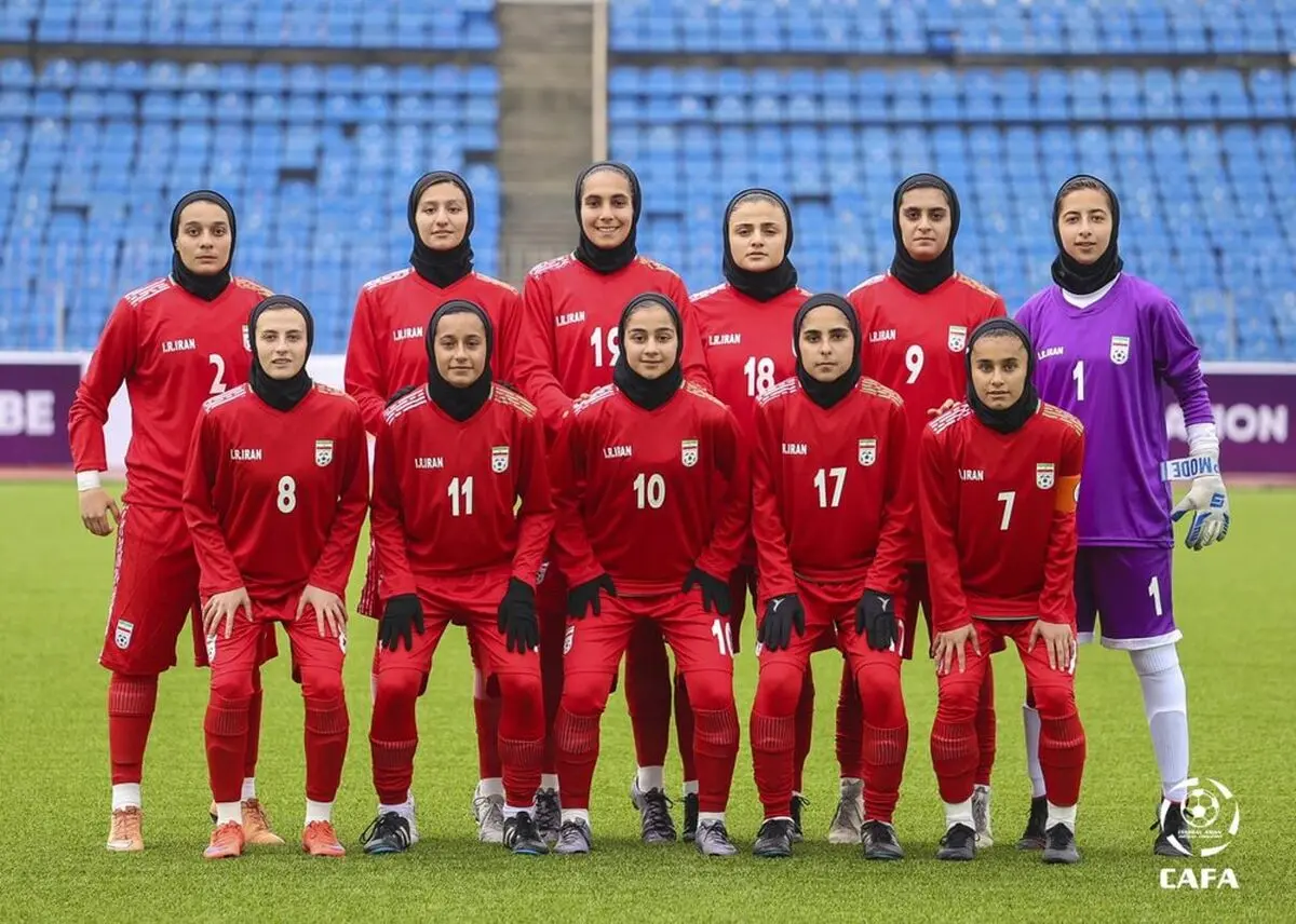 دختران فوتبالیست ایران قهرمان کافا شدند