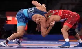 قهرمانی همزمان در دو نفر در کشتی!