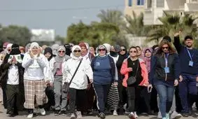 نشاط و شادمانی زنان غزه در روز جهانی زن/ عکس