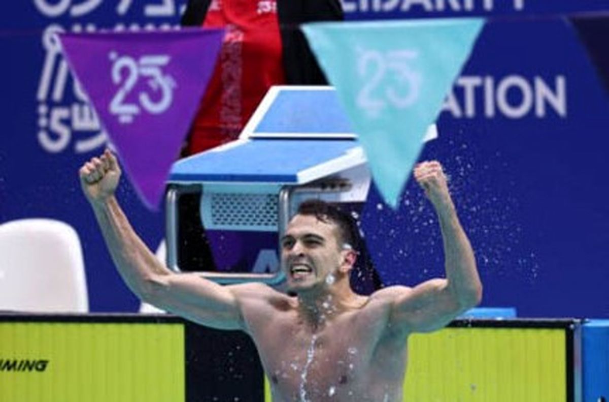 اولین طلای کاروان ورزش ایران از آب بیرون آمد؛ سامیار عبدلی قهرمان شد
