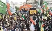 تشییع پیکر دو شهید اقتدار در مشهد