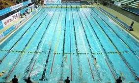 بخشی از سقف استخر آزادی فروریخت