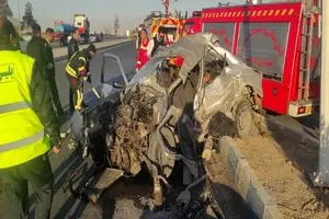 تصادف زنجیره ای در اصفهان با ۴ مصدوم و ۲ جان باخته