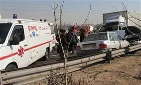 تصادف زنجیره ای در مرکز تهران دو کشته برجا گذاشت