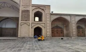جنجال سریال جدید نرگس آبیار در یک مسجد تاریخی