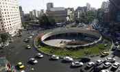 تصویر جدید دیوار نگاره میدان ولیعصر