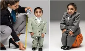 افشین قادرزاده به عنوان کوتاه‌قدترین مرد جهان تاج‌گذاری کرد/ ویدئو
