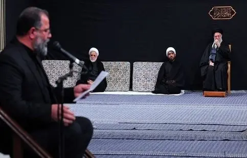 دومین شب مراسم عزاداری شهادت حضرت فاطمه(س) با حضور رهبر معظم انقلاب/ ویدئو