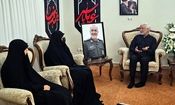 تصویری از دیدار سعید جلیلی با خانواده شهید سلامی