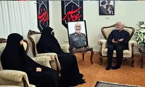 تصویری از دیدار سعید جلیلی با خانواده شهید سلامی