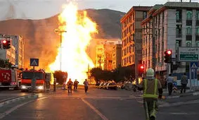علت آتش سوزی در خط لوله گاز در غرب تهران مشخص شد/ ویدئو