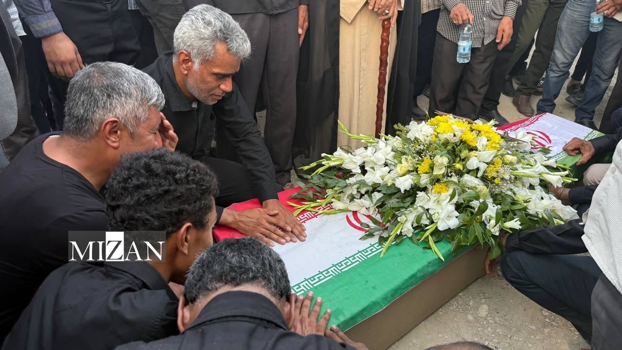 مراسم تشییع حسن رنجبر، آتش نشان فداکار هرمزگانی
