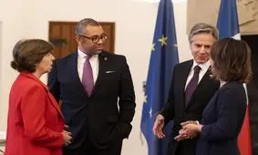 وزرای امور خارجه تروئیکا و آمریکا درباره ایران گفتگو کردند

